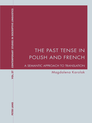 cover image of The Past Tense in Polish and French